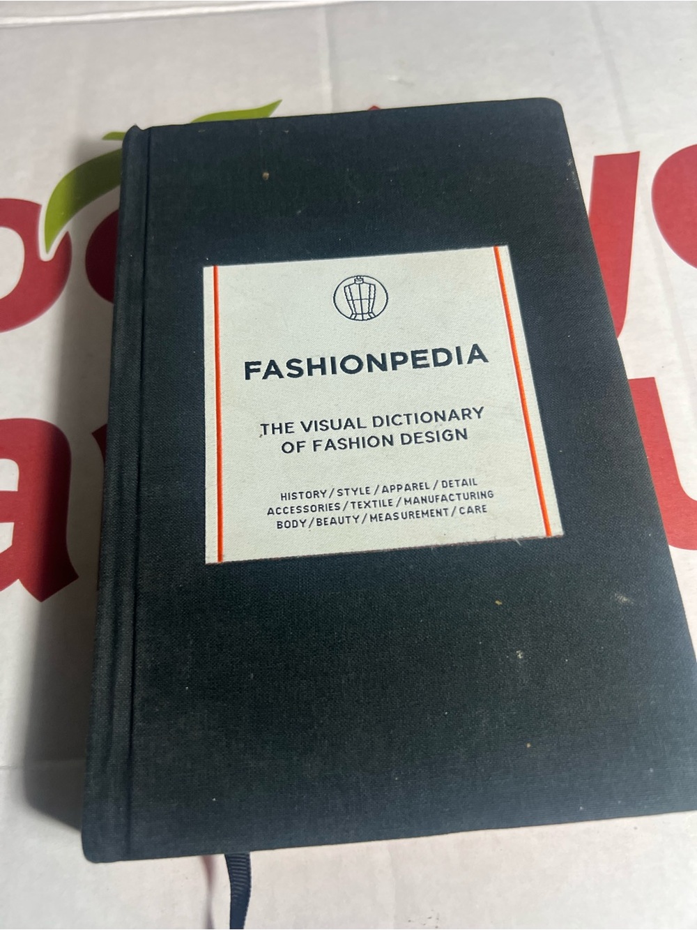 Fashionpedia Visual Dictionary Hardcover - Navy Blue